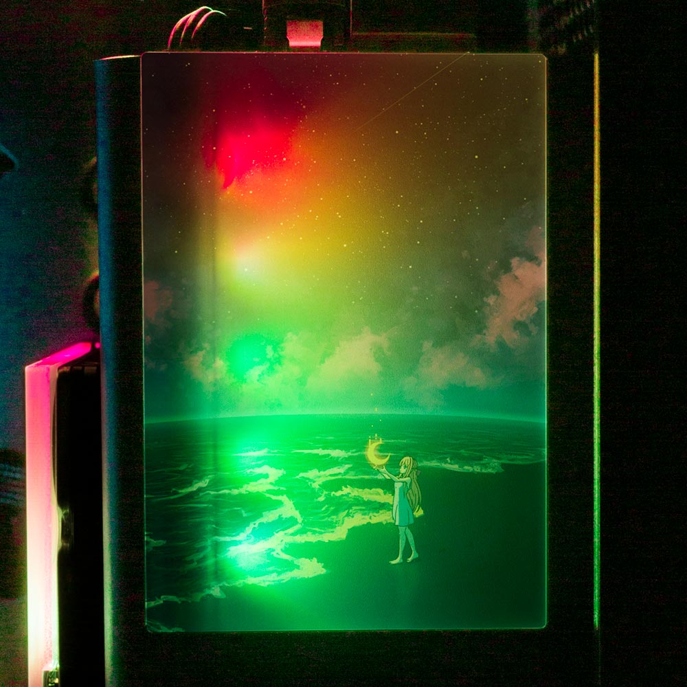 Catching the Moon RGB SSD Cover Vertical - Seerlight - V1Tech