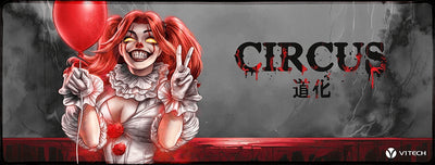 Clown Girl Large Mouse Pad