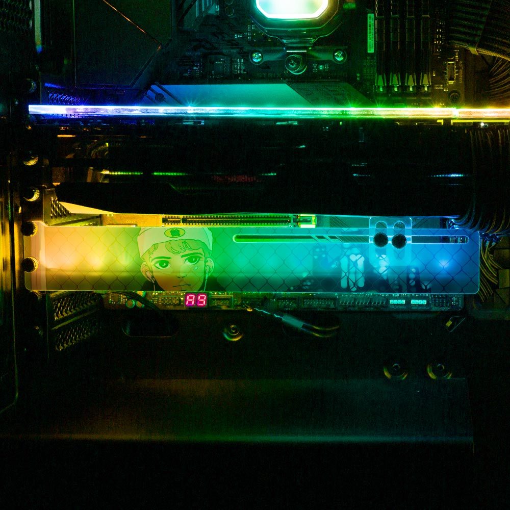 City Boy RGB GPU Support Bracket - Annicelric - V1Tech