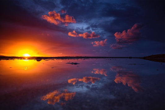 Cloudy Sunset Plexi Glass Wall Art - Ben Mulder Photography - V1Tech