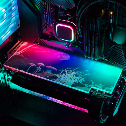 Colorful Night RGB GPU Backplate - Cajuca Art - V1Tech