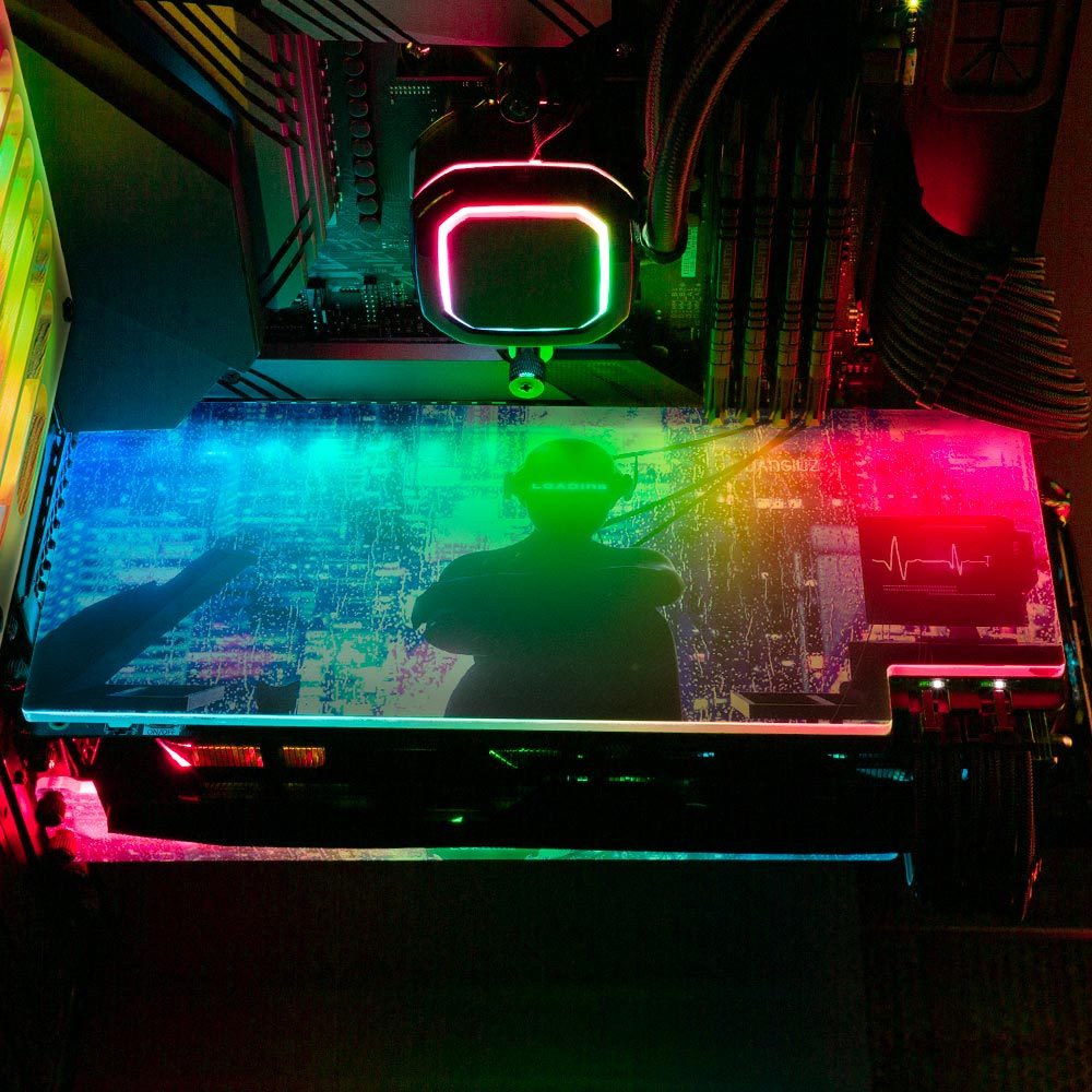 Control Room RGB GPU Backplate - Dan Giuz - V1Tech