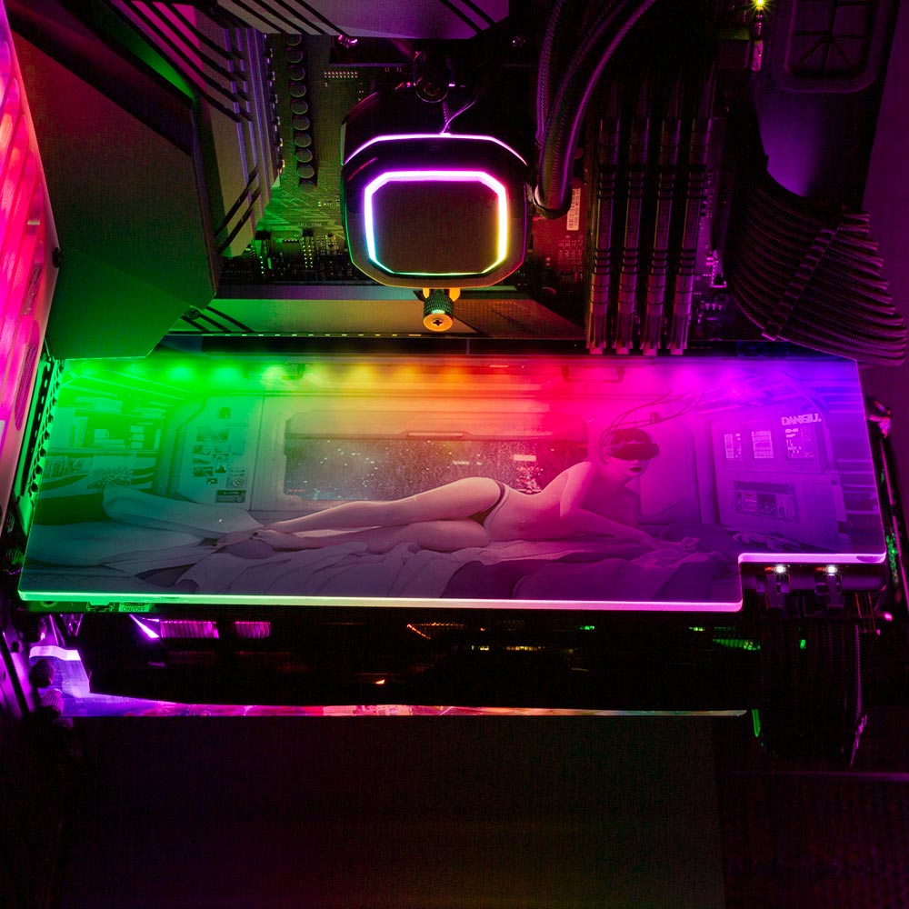 Cozy Nights RGB GPU Backplate - Dan Giuz - V1Tech