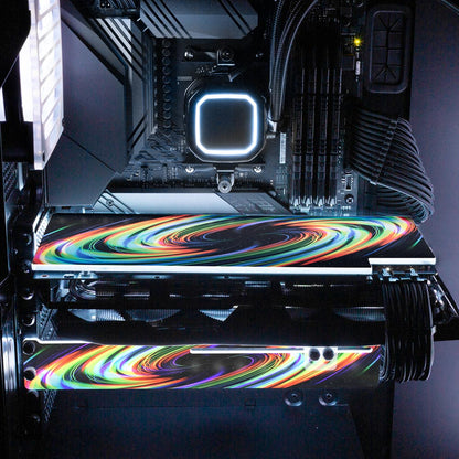 Crayola Galaxy RGB GPU Backplate - StellarFire - V1Tech