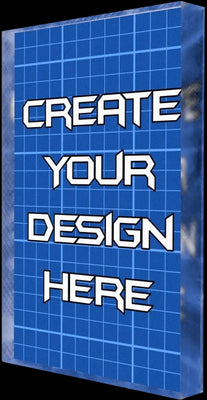 Custom Design Plexi Glass Desk Art