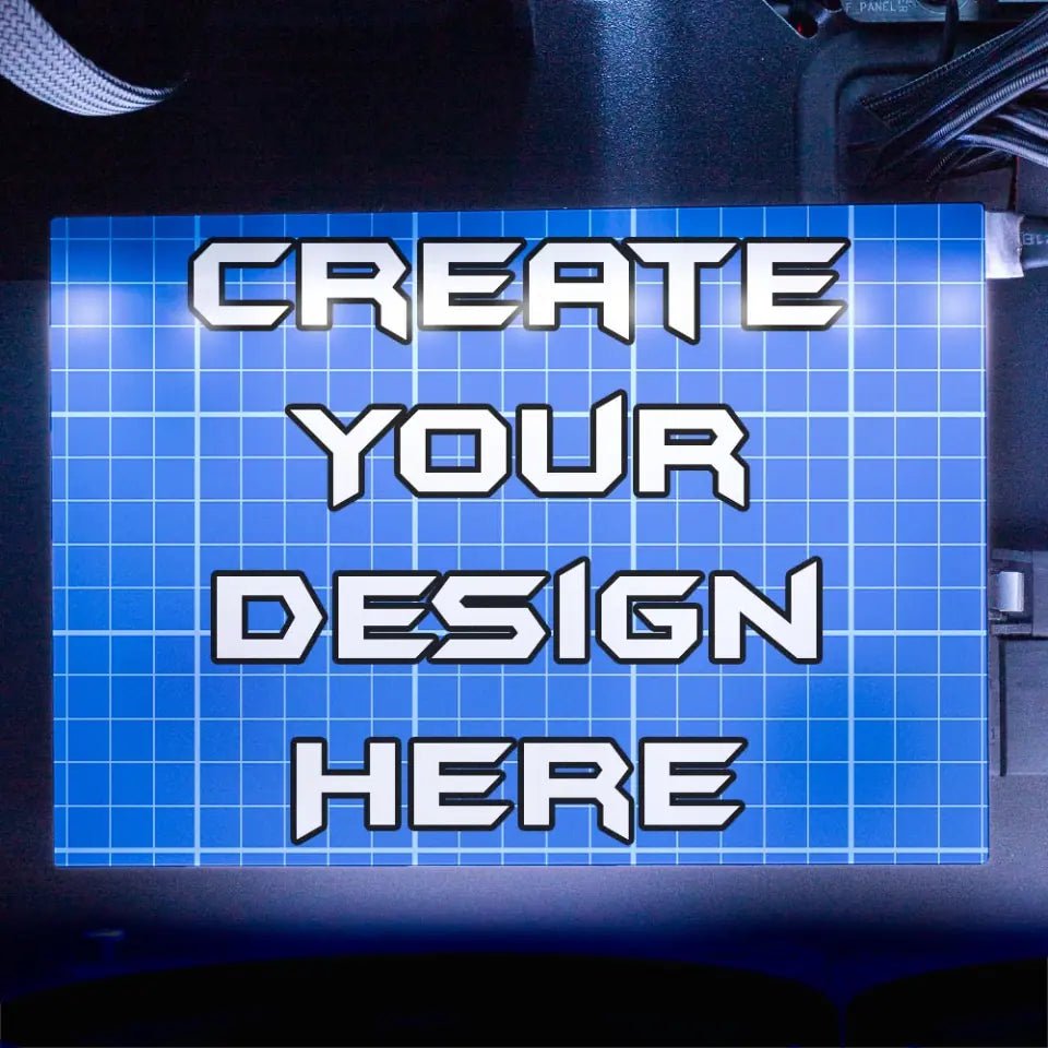 Custom Design RGB Hard Disk Drive Cover Horizontal - V1 Tech