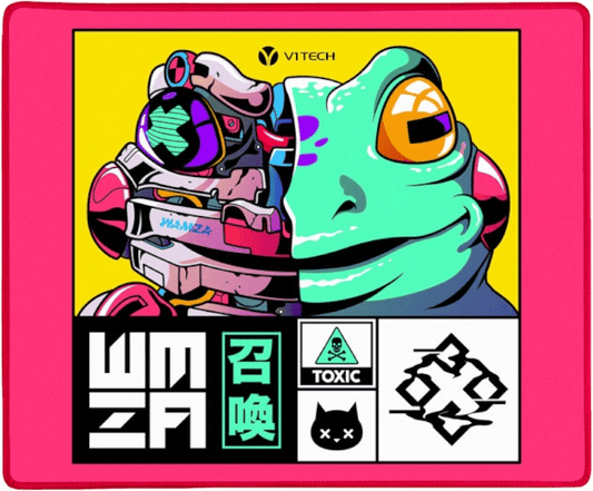 Cyber Frog Medium Mouse Pad - Wamza - V1Tech