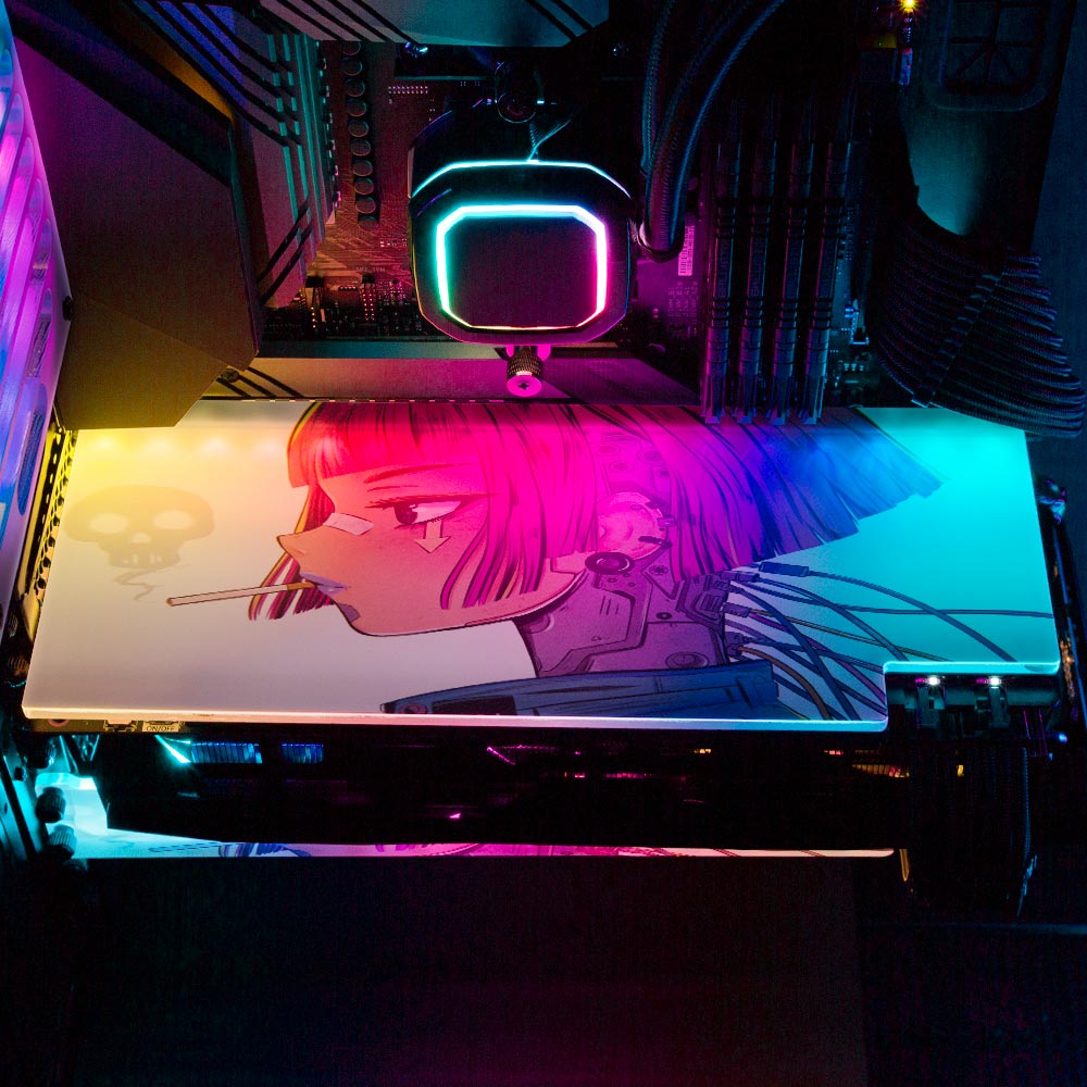 Cyber Light RGB GPU Backplate - YacilArt - V1Tech