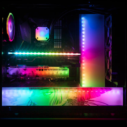 Cyber Light RGB PSU Shroud Cover - YacilArt - V1Tech