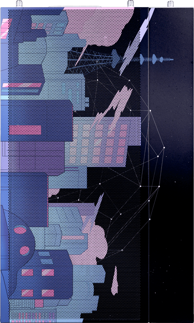 Cyber Vocal | EVO Printed Case - B Clarissa Art - V1 Tech
