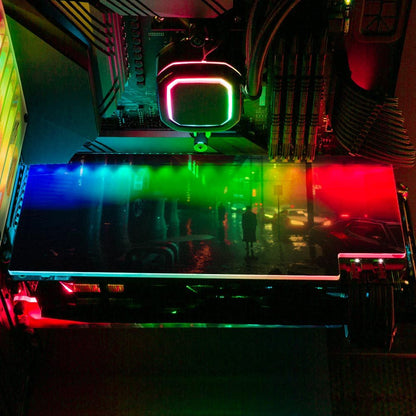 Cyber Waiting RGB GPU Backplate - Skie Graphic Studio - V1Tech