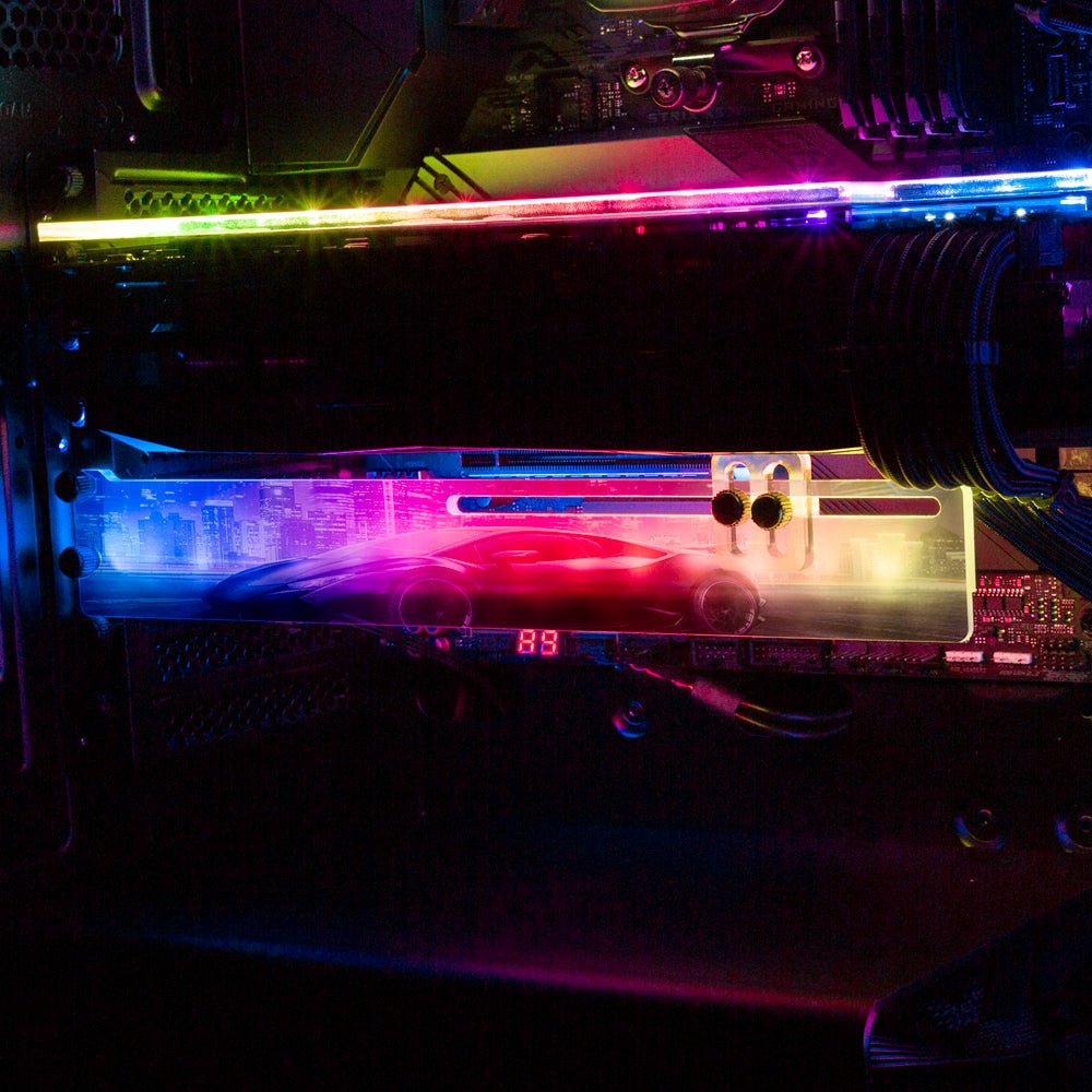 Cybercity RGB GPU Support Bracket - Nogar007 - V1Tech