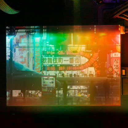 Cyberpunk Streets RGB HDD Cover Horizontal - Seerlight - V1Tech