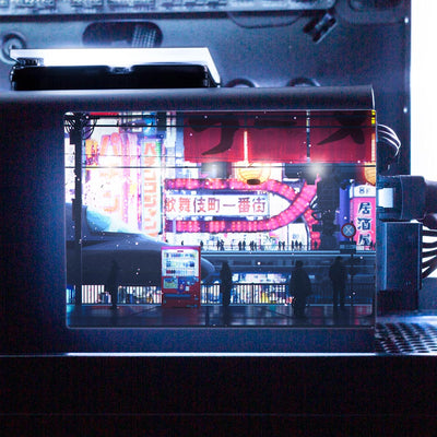 Cyberpunk Streets RGB SSD Cover Horizontal