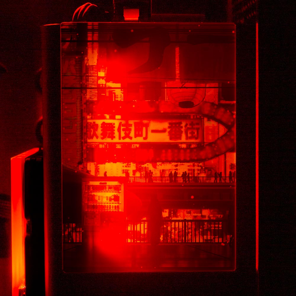Cyberpunk Streets RGB SSD Cover Vertical - Seerlight - V1Tech