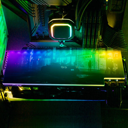 Cybershop3 RGB GPU Backplate - Skie Graphic Studio - V1Tech