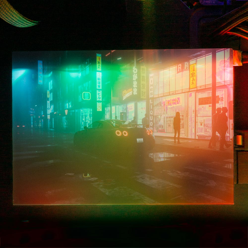 Cybershop3 RGB HDD Cover Horizontal - Skie Graphic Studio - V1Tech