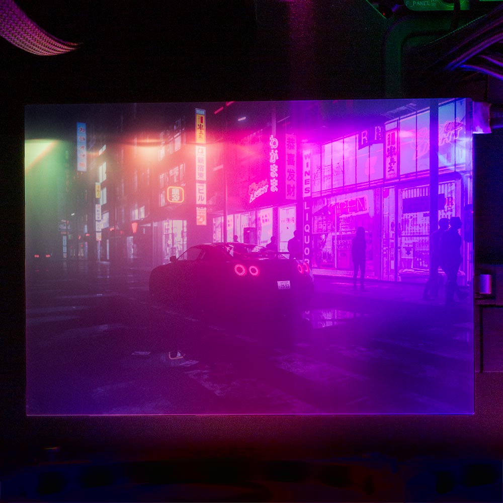 Cybershop3 RGB HDD Cover Horizontal - Skie Graphic Studio - V1Tech