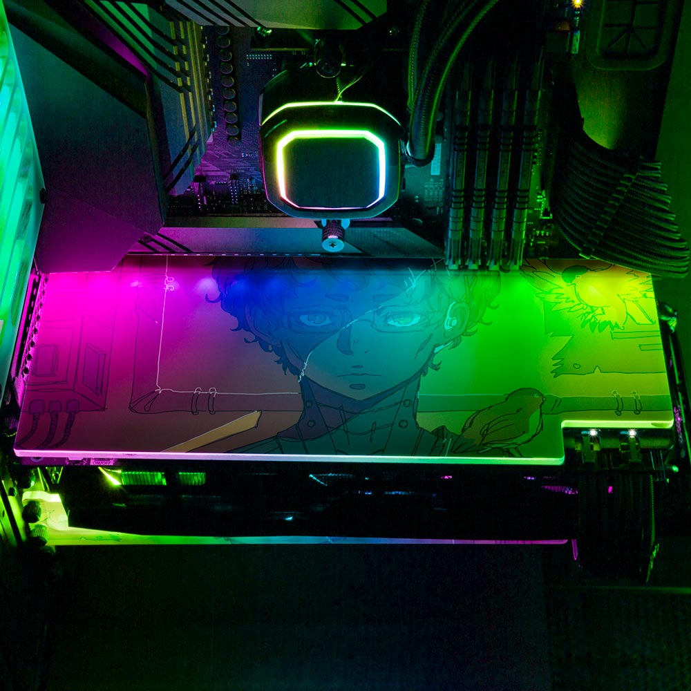 Cyborg Boy RGB GPU Backplate - Kuurakuu - V1Tech