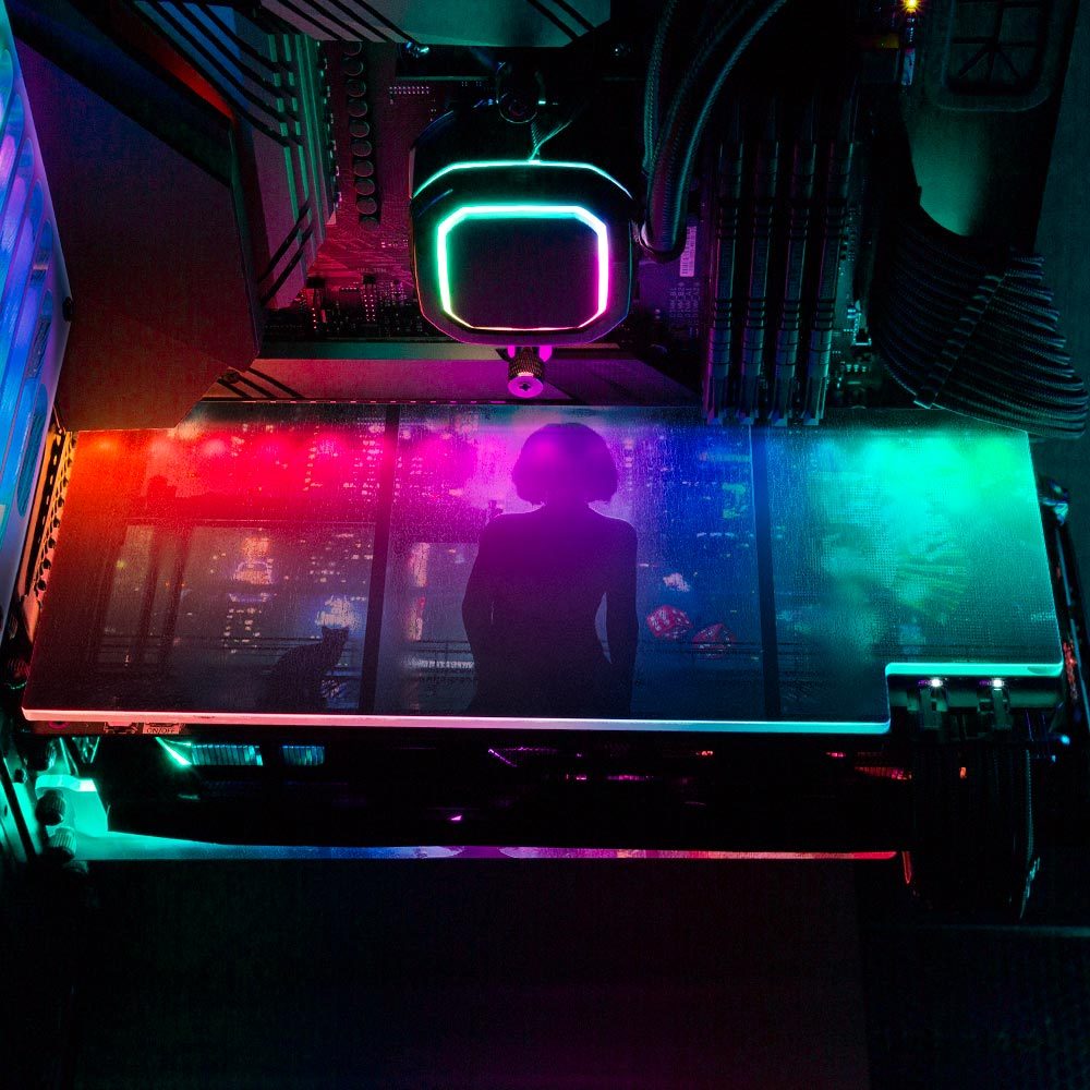 Dark Waters RGB GPU Backplate - Dan Giuz - V1Tech