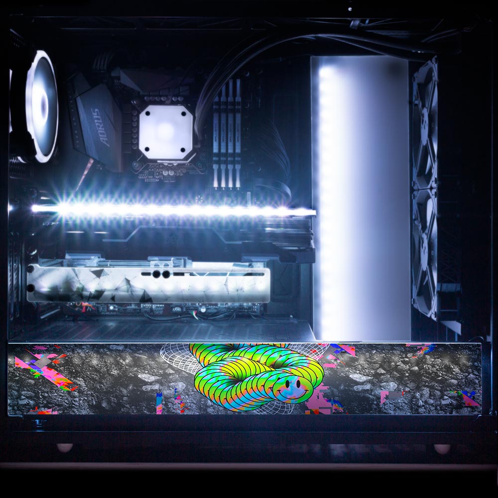Deep Inside RGB PSU Shroud Cover - Javilostcontrol - V1Tech