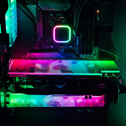 Demon Girl RGB GPU Backplate - YacilArt - V1Tech