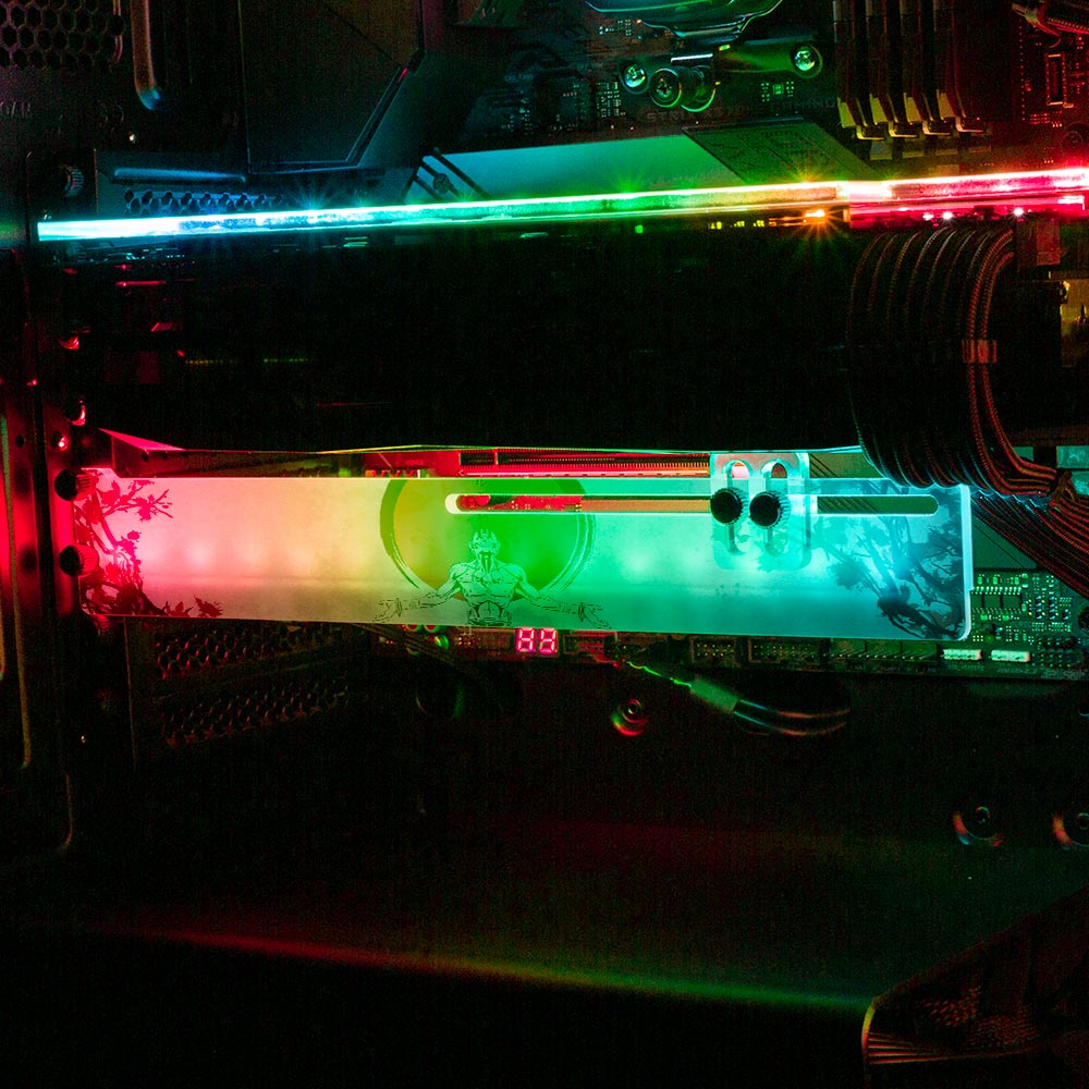 Dhalsim Zen RGB GPU Support Bracket - Ddjvigo - V1Tech