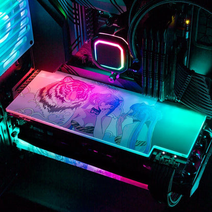 Double Vision RGB GPU Backplate - Annicelric - V1Tech