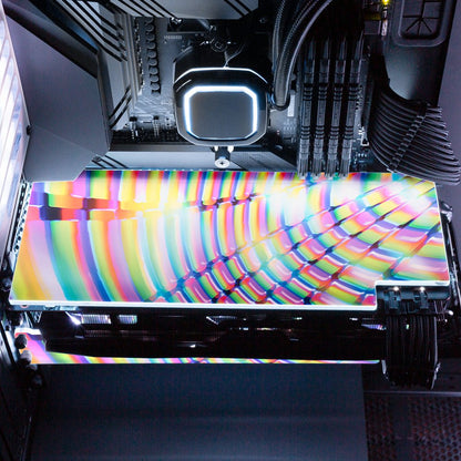 Down the Candy Slide RGB GPU Backplate - Guedda HM - V1Tech