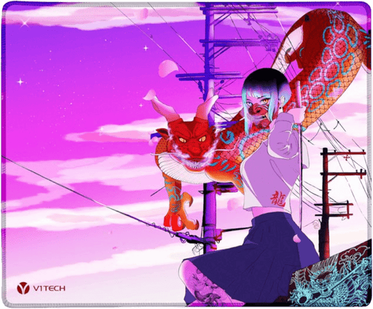 Dragon Enchanter Medium Mouse Pad - Kanashi_hitoo - V1Tech
