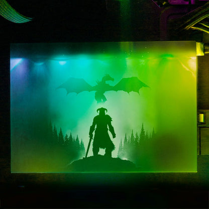 Dragon Hunting RGB HDD Cover Horizontal - Ddjvigo - V1Tech