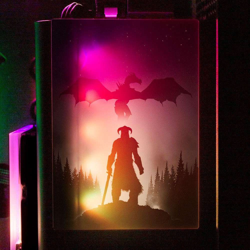 Dragon Hunting RGB SSD Cover Vertical - Ddjvigo - V1Tech
