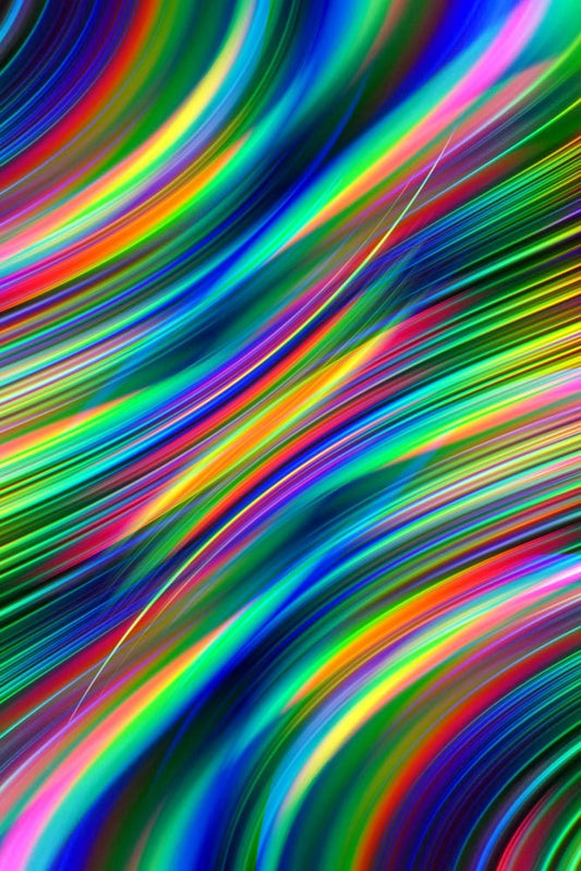 Enter the Rainbow Plexi Glass Wall Art - StellarFire - V1Tech