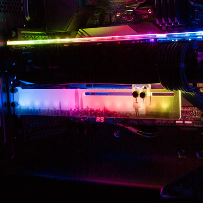 Escaping from Civilization RGB GPU Support Bracket - Perphotal - V1Tech