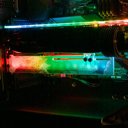 Feeling Stabby RGB GPU Support Bracket - Kuurakuu - V1Tech
