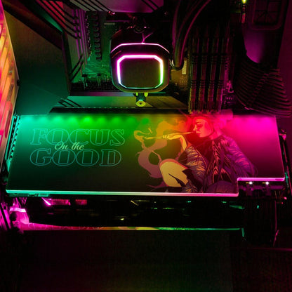 Focus Geisha RGB GPU Backplate - HeyMoonly - V1Tech