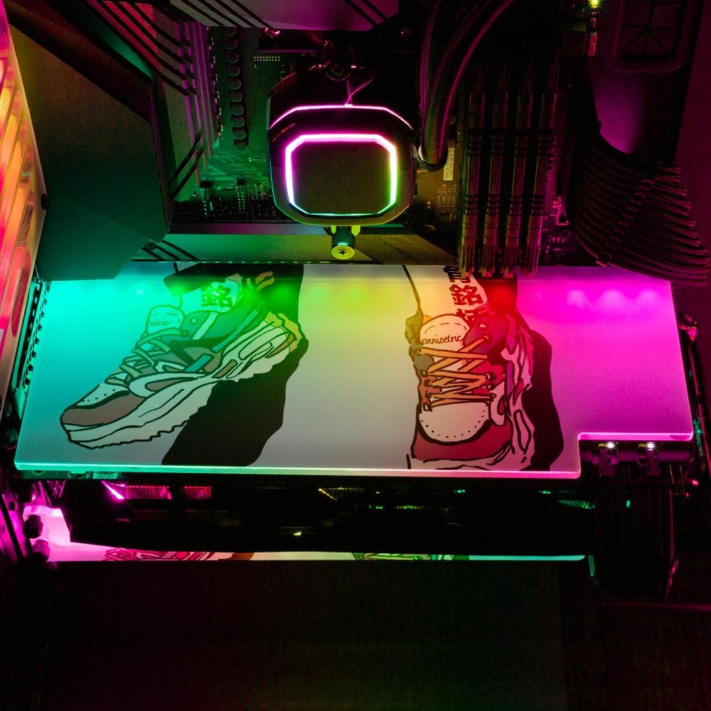 Fresh Kicks RGB GPU Backplate - Annicelric - V1Tech