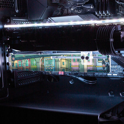 Ghostwriter RGB GPU Support Bracket - Seerlight - V1Tech