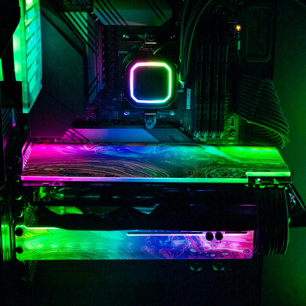 Glorious You RGB GPU Backplate - Geoglyser - V1Tech