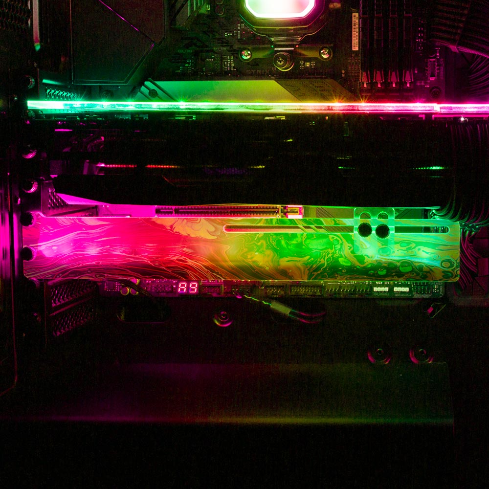 Glorious You RGB GPU Support Bracket - Geoglyser - V1Tech