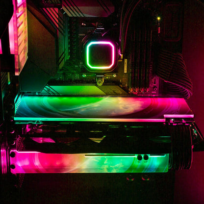 Glowing Night RGB GPU Backplate - Ismaeel Shaikh - V1Tech