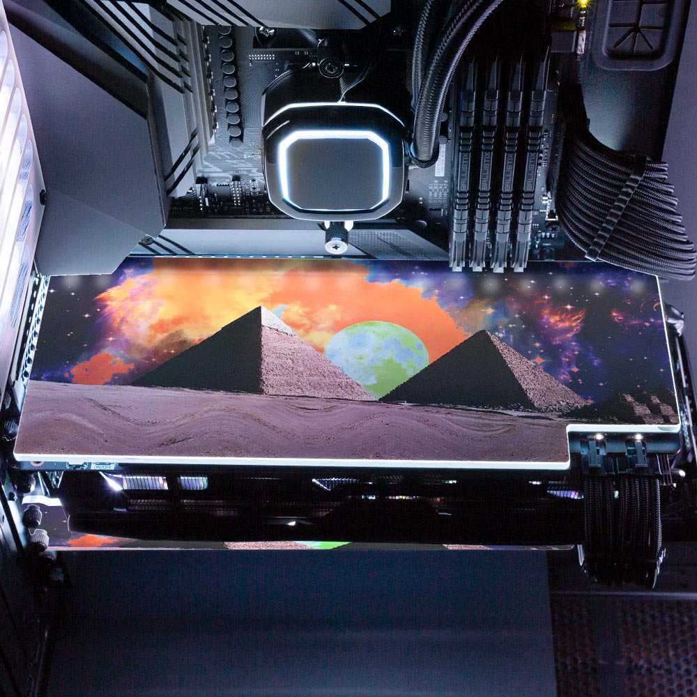 Gypsy RGB GPU Backplate - Cajuca Art - V1Tech