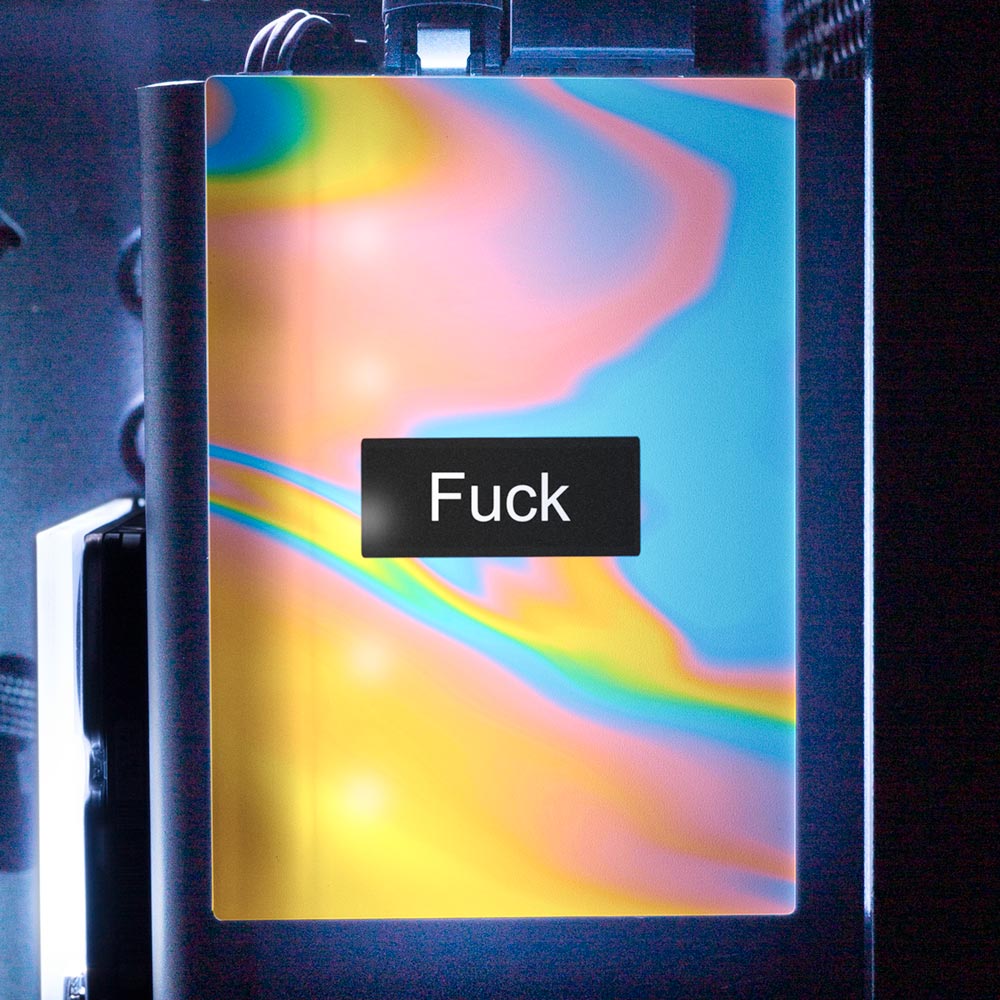 Happy Mind RGB SSD Cover Vertical - Javilostcontrol - V1Tech