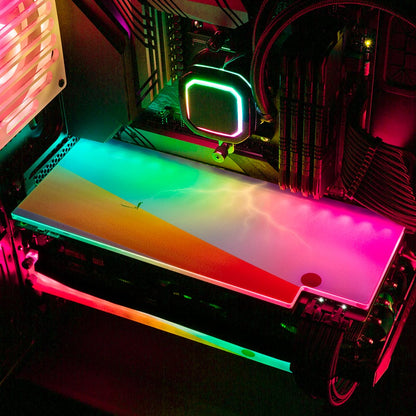 Heavenly Union RGB GPU Backplate - Spectacular.way - V1Tech