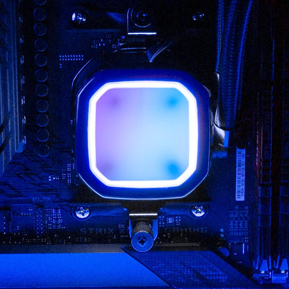 Hologram AIO Cover for Corsair RGB Hydro Platinum and Pro Series (H100i, H115i, H150i, H100X, XT, X, SE, H60) - Javilostcontrol - V1Tech