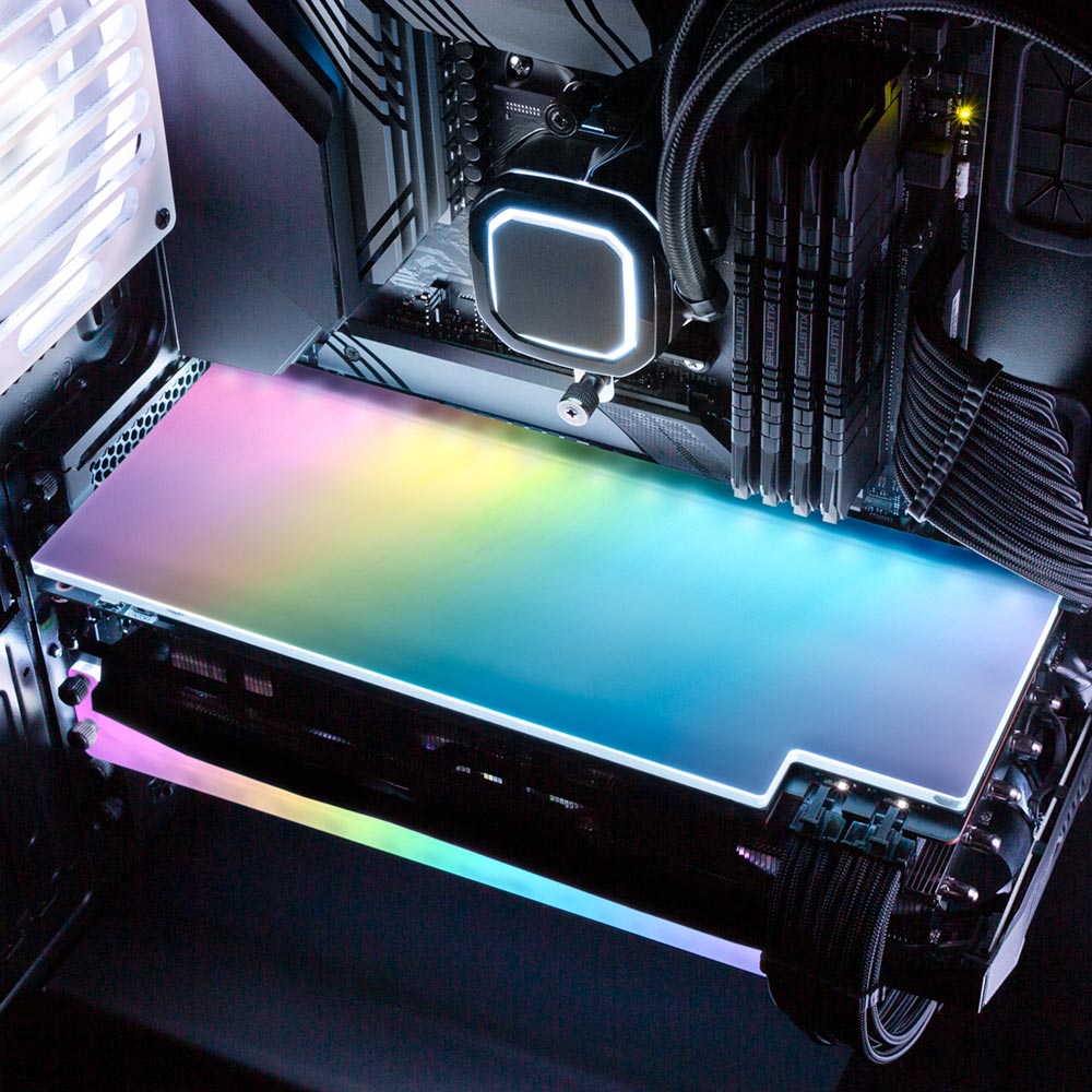 Hologram RGB GPU Backplate - Javilostcontrol - V1Tech