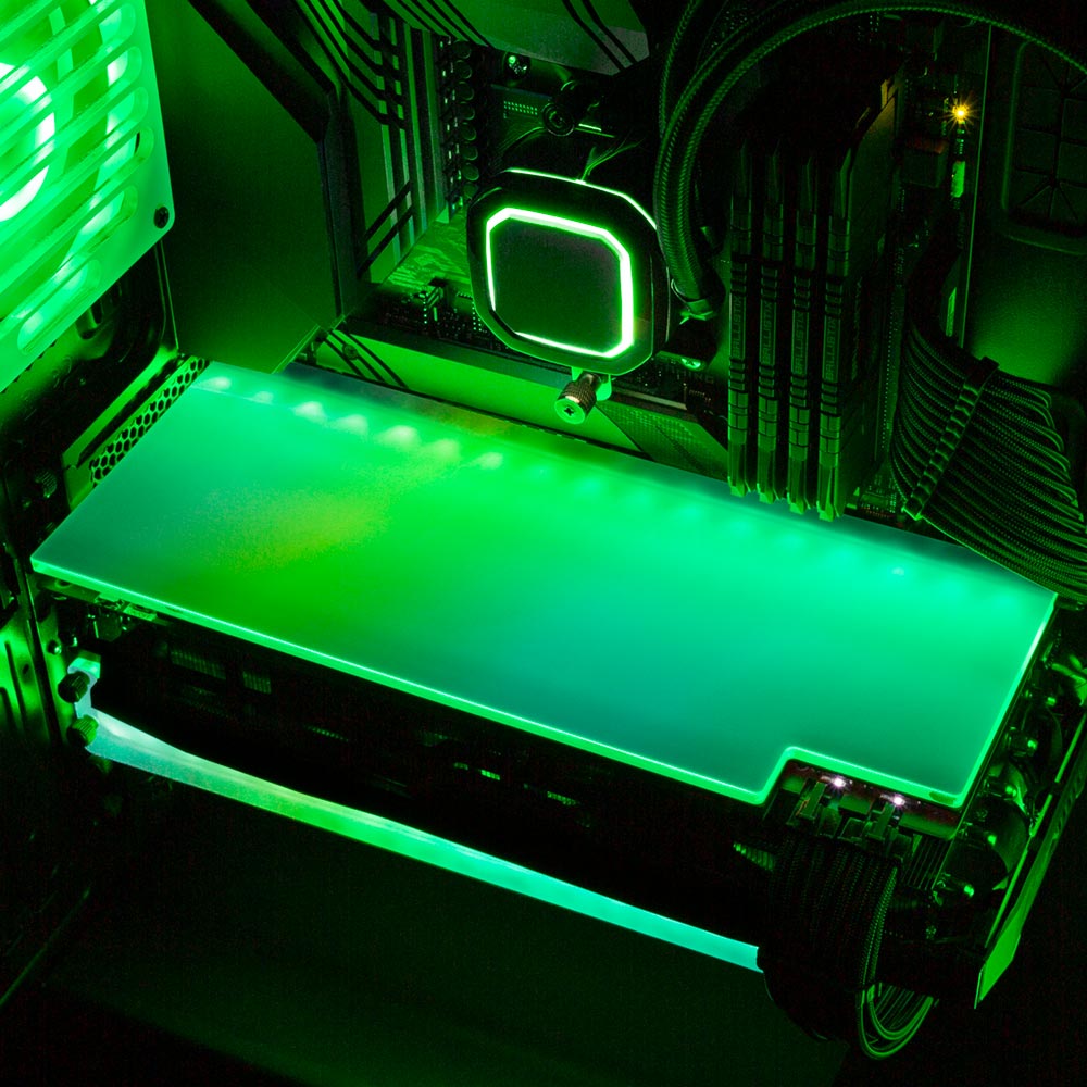 Hologram RGB GPU Backplate - Javilostcontrol - V1Tech