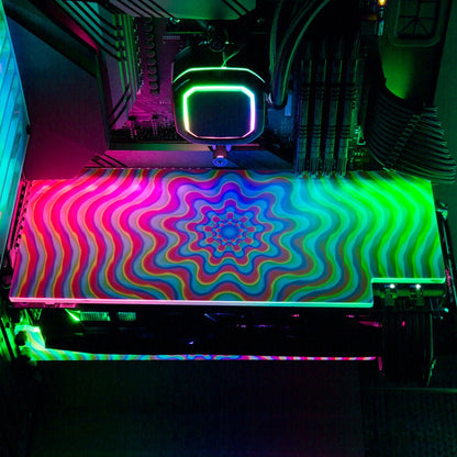 Hypnosis RGB GPU Backplate - Guedda HM - V1Tech