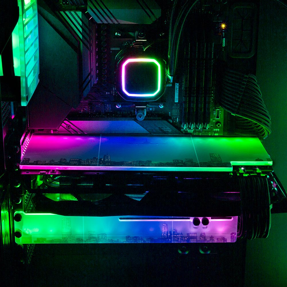 I'm Home RGB GPU Backplate - Seerlight - V1Tech