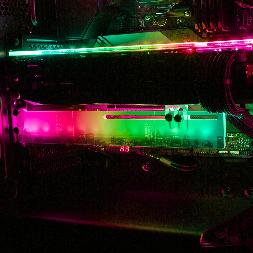 I'm Home RGB GPU Support Bracket - Seerlight - V1Tech